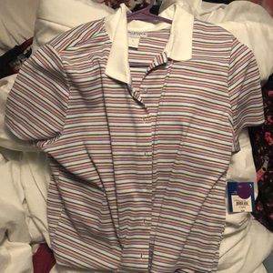 Arizona crop top collared shirt *never worn before